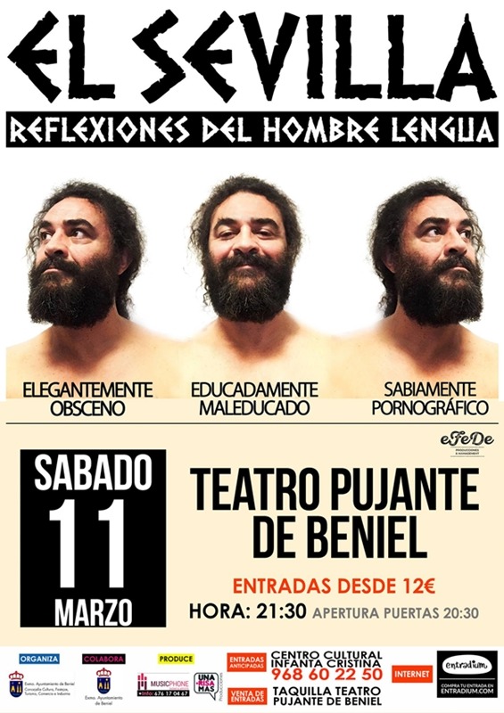 El Sevilla, Reflexiones del Hombre Lengua - Ayuntamiento de Beniel El Sevilla, Reflexiones del Hombre Lengua - Ayuntamiento de Beniel