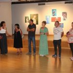Inauguración de la exposición el número f de la pintura en Beniel