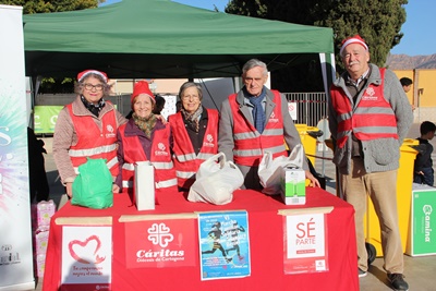 Cáritas Beniel recogida de alimentos VI San Silvestre