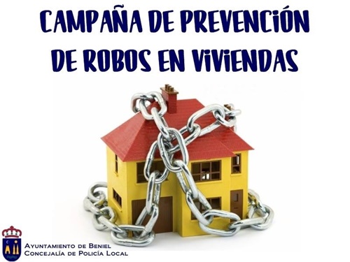 Campaña robos en viviendas