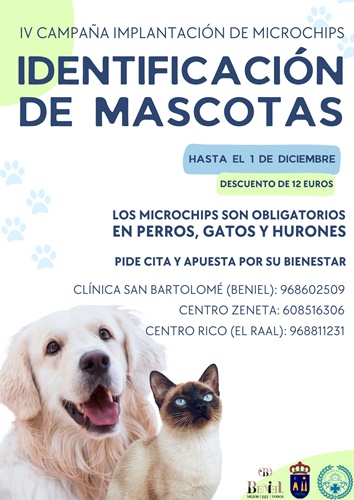 Identificación mascotas Beniel