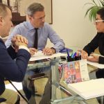 Alcaldesa consejero mejora de comunicaciones por carretera