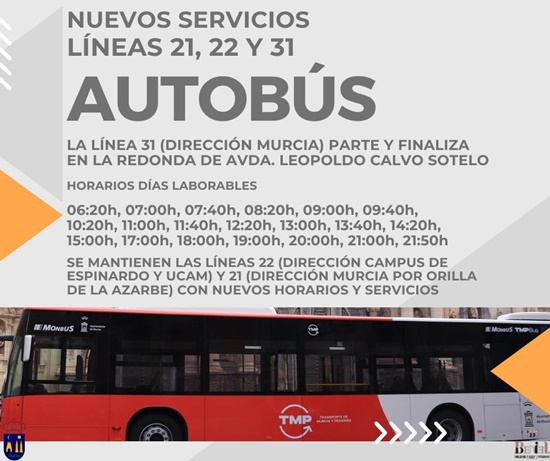 Autobús Línea 31