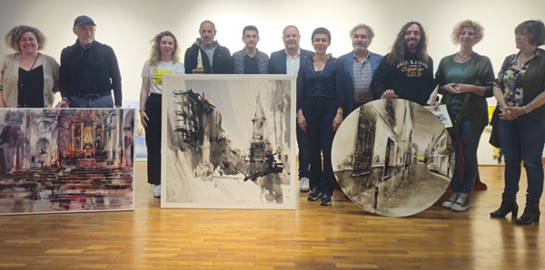 David Escarabajal gana el certamen nacional de pintura rápida de Beniel