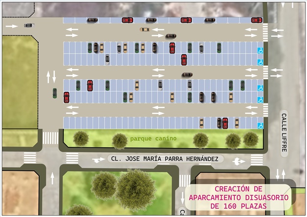 El Ayuntamiento construirá un aparcamiento municipal con 160 plazas gratuitas